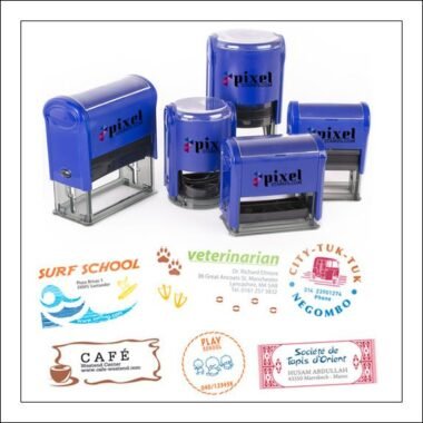 Custom Multi-Color Company Stamps in Dubai