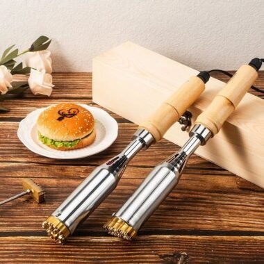 Electric stamp branding tool for logos