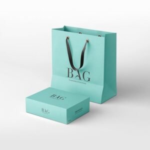 Paper Bag with Ribbon