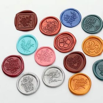 Decorative wax seal sticker